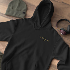 Ivory and Noir Hoodie