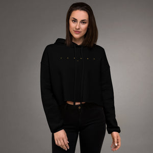 NO RULES Cali Crop Hoodie - Black