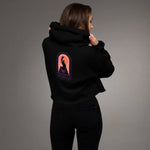 NO RULES Cali Crop Hoodie - Black