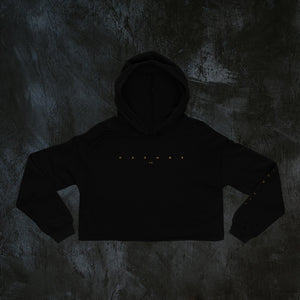 NO RULES Cali Crop Hoodie - Black