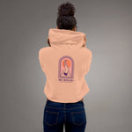 NO RULES Cali Crop Hoodie - Peach